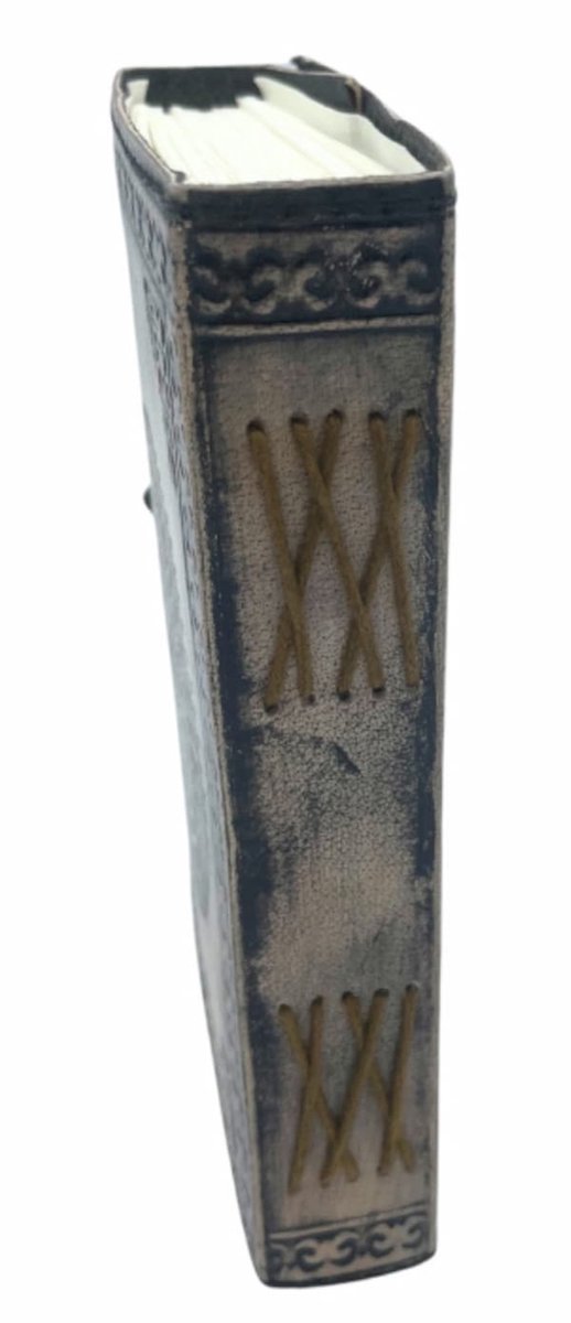 Boutique Trukado - Cirkel Triquetra Leren Esoterisch Notitieboek - (lxbxd) ca. 17,5cm x 12,5cm x 3cm
