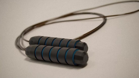 AJ-Sports Springtouw - Springtouw volwassenen - Speedrope - Jump rope - Fitness - Boksen - Krachttraining - Verstelbaar - Blauw