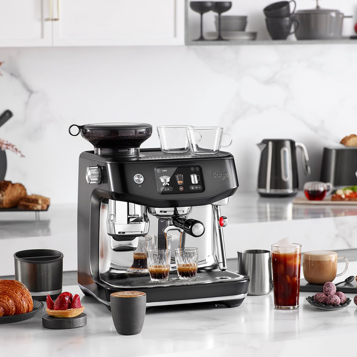 Sage the Oracle Jet Black Koffiemachine met Truffel Aroma - afbeelding 2