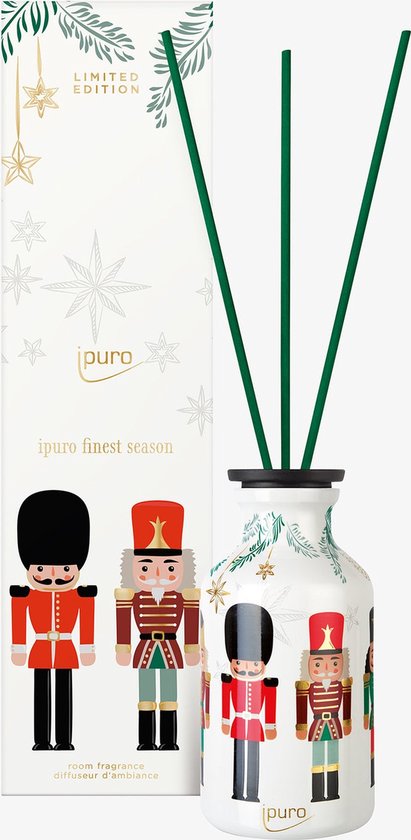 ipuro geurstokjes limited edition finest season - kerst geschenk - roos - vanille - amber - cederhout