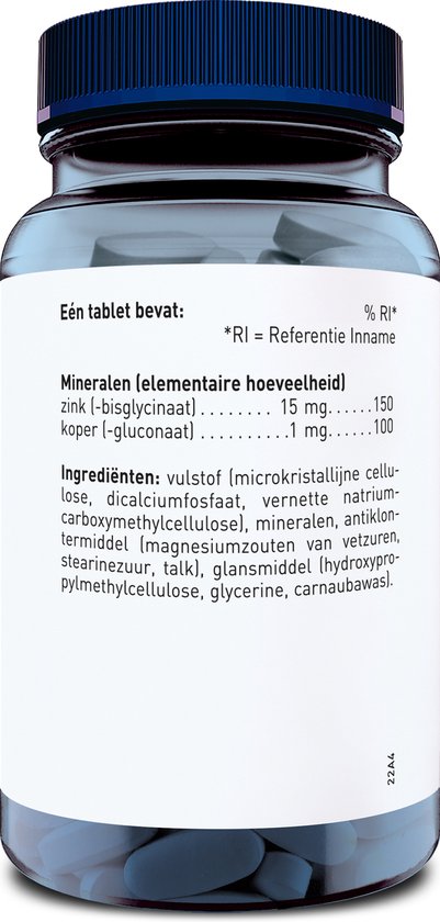 Orthica Zink-15 - Mineralen - 90 tabletten