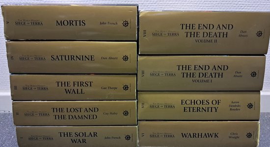 Warhammer - The Horus Heresy - Siege of Terra Bundle (Books: 1 - 8) Hardcover Set Omslag van Warhammer - The Horus Heresy - Siege of Terra Bundle (Books: 1 - 8) Hardcover Set