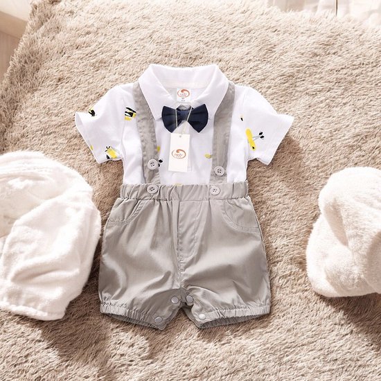 Nouveau-né - Vêtements Bébé Garçons - Vêtements Bébé Filles - Cadeau Bébé - Cadeau maternité - Ensemble barboteuse - Ensemble cadeau baby shower - 0 mois