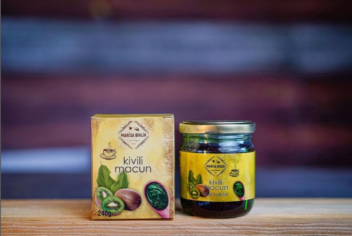 Goedkoopste Manisa Birlik - Kiwi Paste | KİVİLİ Macun Paste | Kiwi & Kruidenpasta | 240GRAM | betere immuunsysteem opbouwen | Rijk aan vitamines & Mineralen | VitaminBomb | Dagelijkse Supplement | Proteïne 0.4 Gr | Vitamine C