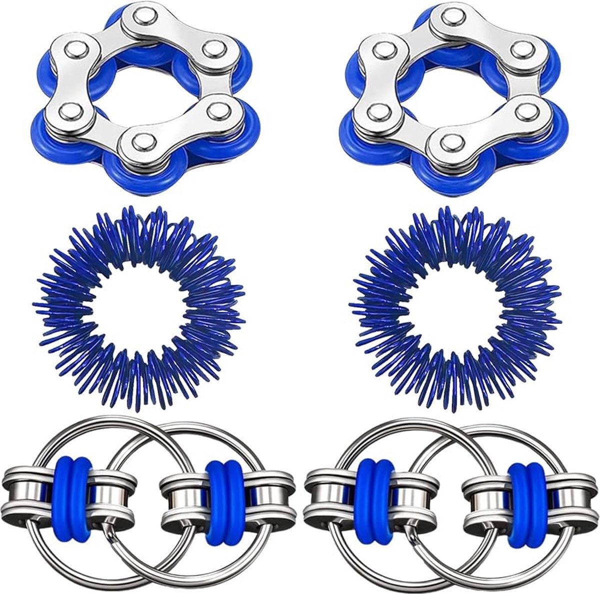 Happy Trendz® Friemelketting Toys Pakket | Feesteditie (6 Stuks) | Cadeau | Gift
