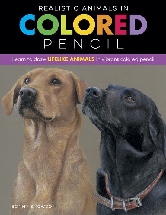 Realistic Series - Realistic Animals in Colored Pencil - cover