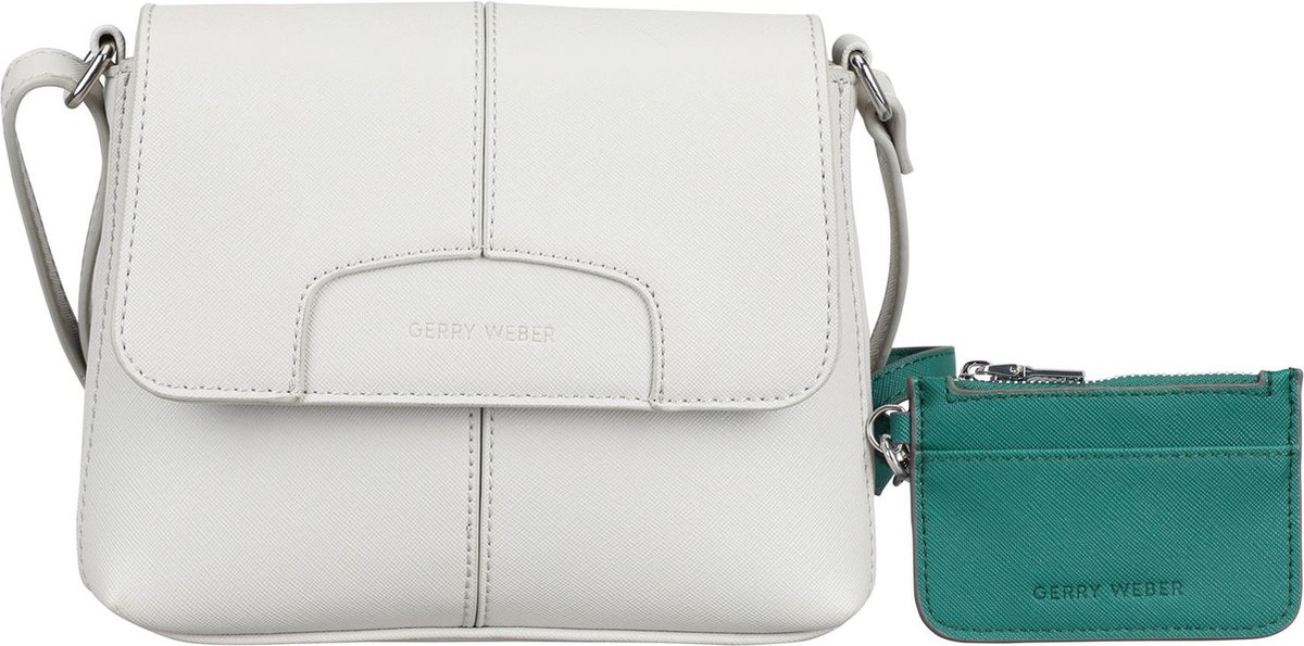 GERRY WEBER Schoudertas Colourpatch Shoulder Bag SHF Lightgrey Lichtgrijs