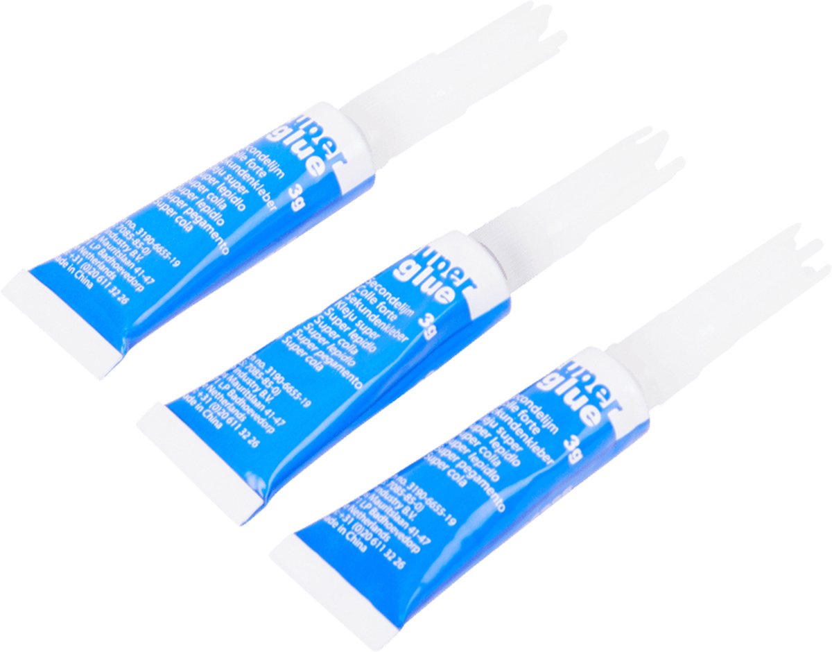 Secondelijm | Super Glue | Super Lijm | 3x 3g — cadeau in Cadeau-ideeën - foto 2