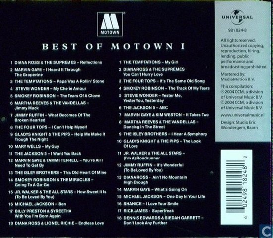 Best Of Motown - 2cd van Various Artists - CD | bol