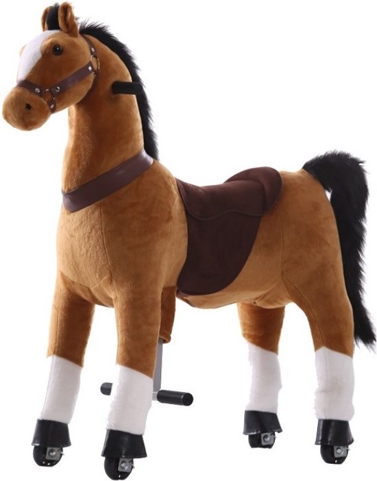 Kids-Horse rijdend speelgoed paard Melchoir TB-2007M – bruin