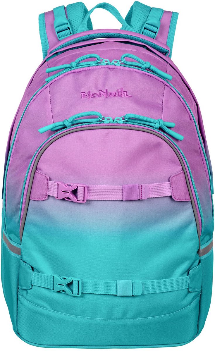 McNeill schoolrugzak Milo School Backpack Blueberry veelkleurig