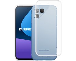 Cazy hoesje geschikt voor Fairphone 5 Hoesje Siliconen - Flexibele Case - Transparant