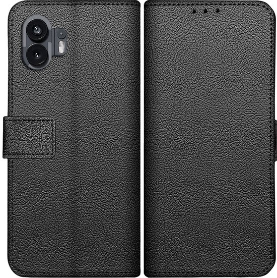 Étui Cazy Wallet Classic adapté à Nothing Phone (2) - Zwart