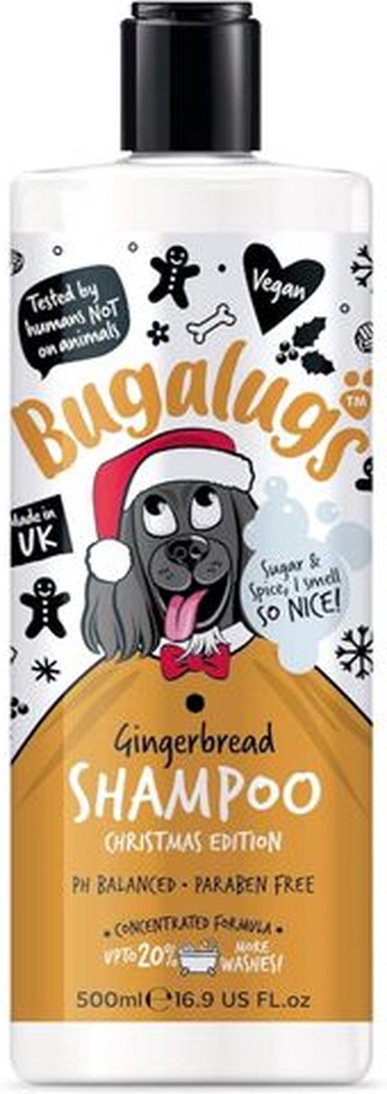Bugalugs Gingerbread Dog Shampoo Christmas Edition