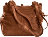 HAROLD'S Cuir Sac à épaule Submarine Shopper Twin Cognac Brun