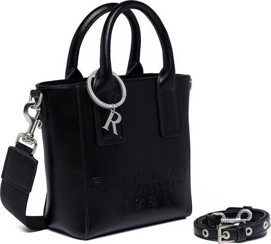 Replay Dames FW3658 schoudertas, 0098 Black, 0098 Zwart