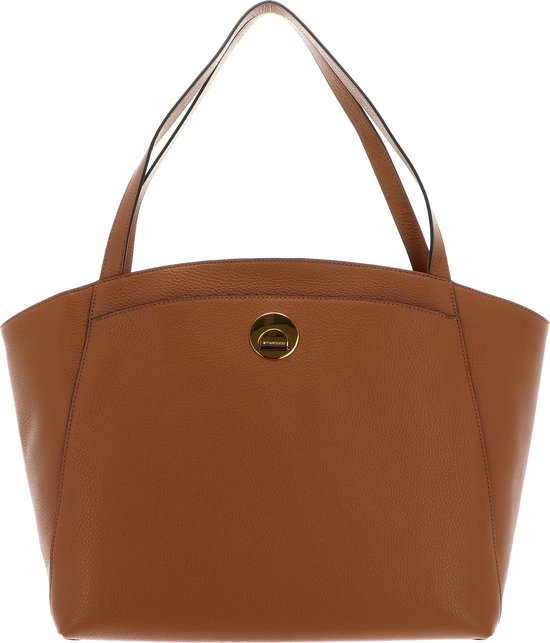 COCCINELLE Cuir Sac shopper Sac à épaule Liya Handbag Grained Leather Cuir Terracotta