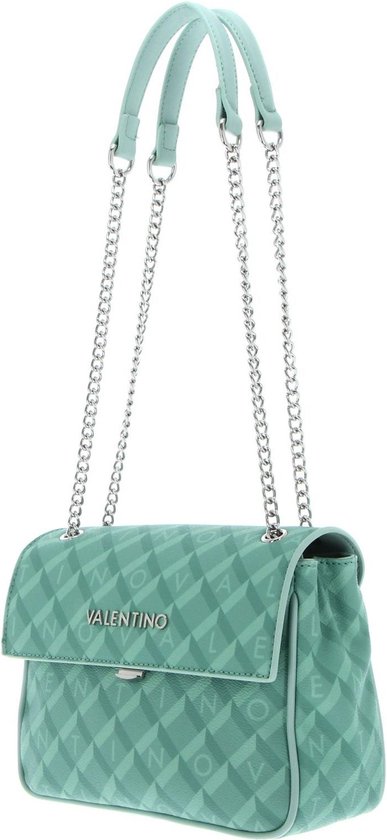 Sac à épaule Valentino Barrio Flap Bag Ecru/Multi - PVC Texturé, Bandoulière Ajustable