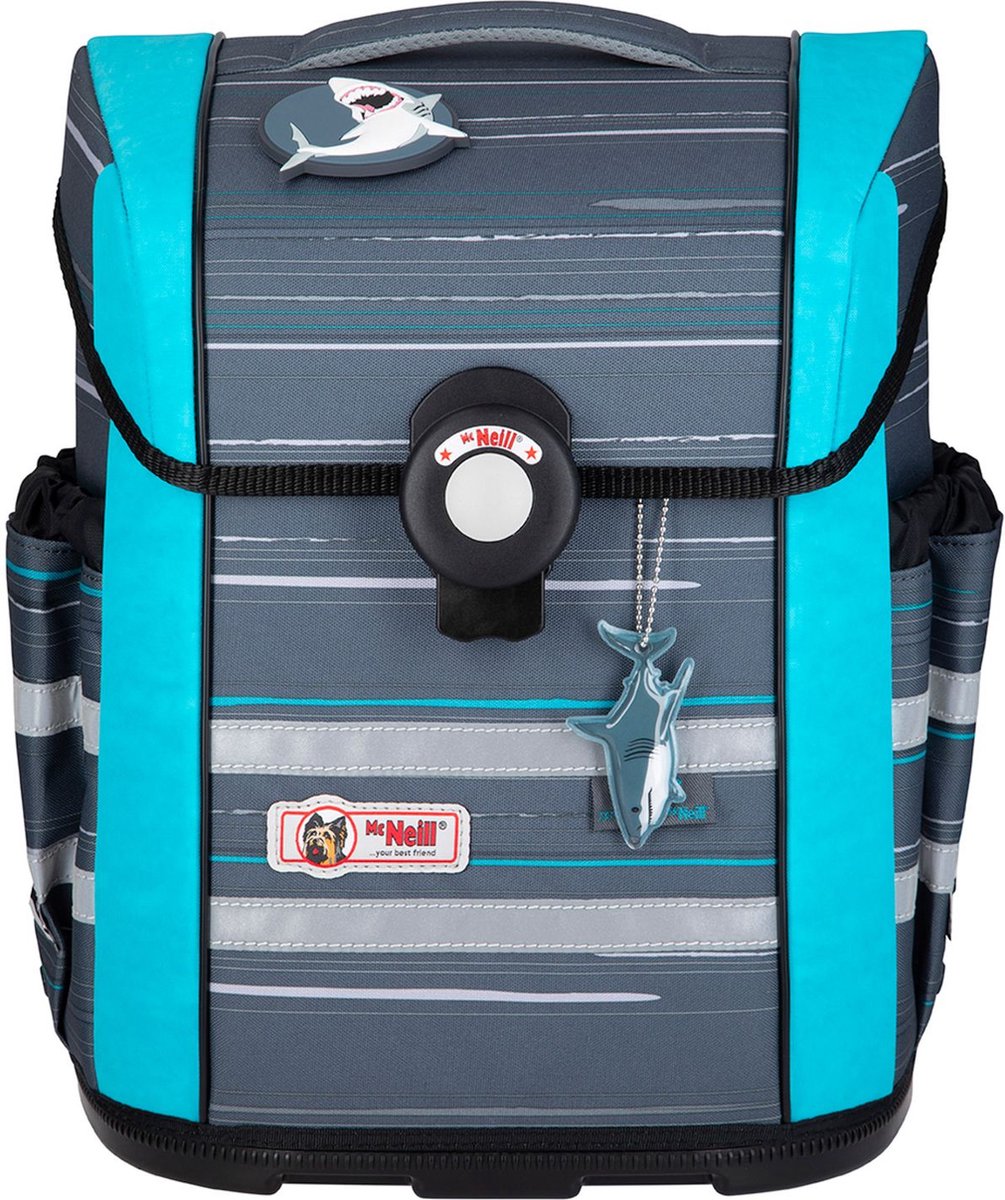 McNeill Schooltas Ergo Mac Schoolbag Lines Grijs Veelkleurig