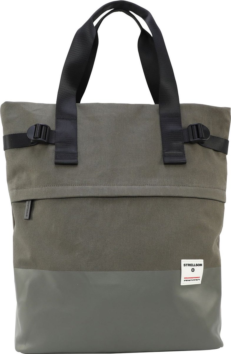 strellson Laptoptas met laptopvak Tott 2.0 Jake Tote Khaki Kaki