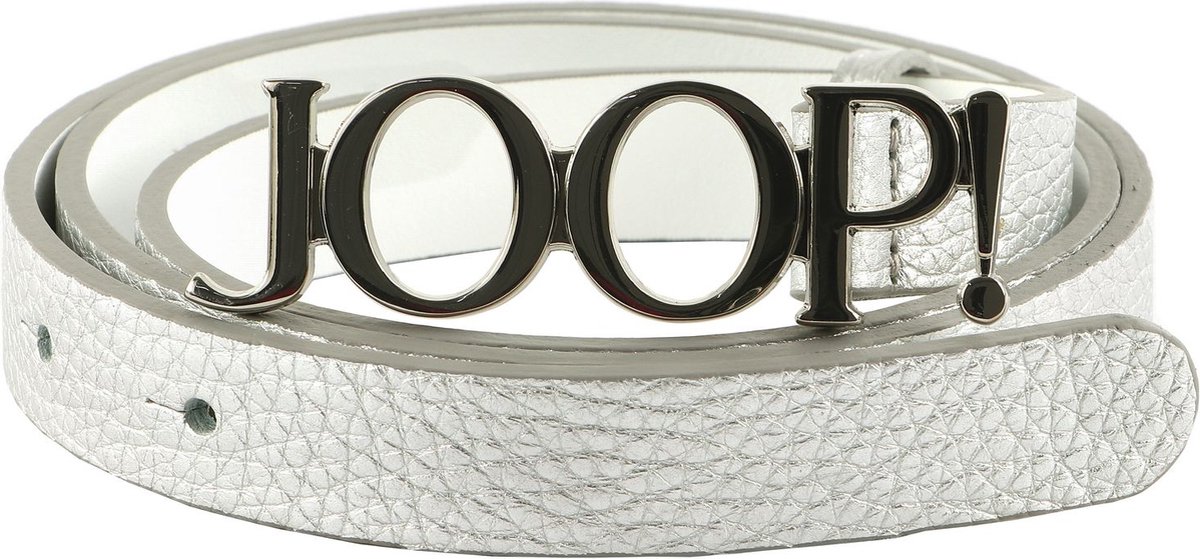 JOOP! Leren Riem 2,0 CM Women's Cow Leather Belt W70 Silver Zilverkleurig