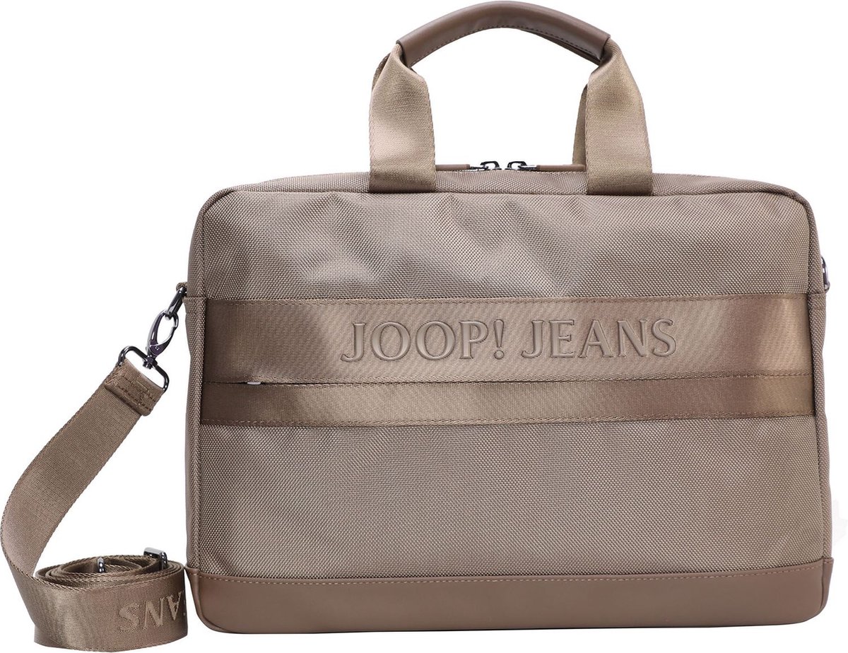 JOOP! Laptoptas met laptopvak Modica Pandion Briefbag Khaki Kaki