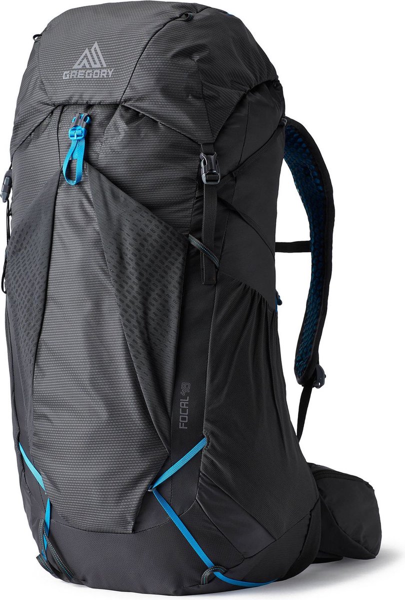 GREGORY Toeristische rugzak Rugzak Focal 48 Backpack Ozone Black Donkergrijs