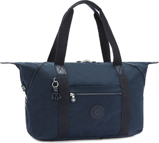 kipling Sac de voyage Sac de sport Eyes Wide Open Art M Travel Tote M Blue Bleu 2