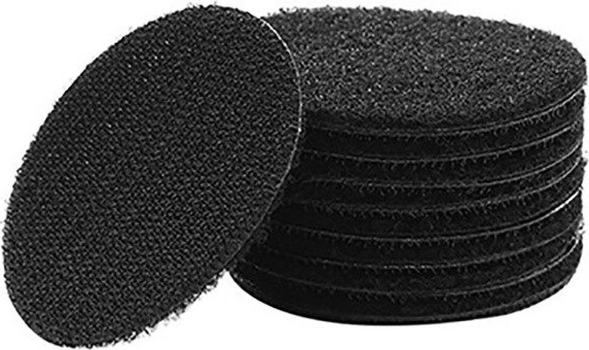 New Age Devi - Ontdek de veelzijdigheid van onze Premium 10 Paar Klittenband Zelfklevend - DIY - Velcro - Nylon Draad - Sluiting - Klussen - Hobby - Wonen - Zwart - Rond: de perfecte oplossing voor al uw projecten!