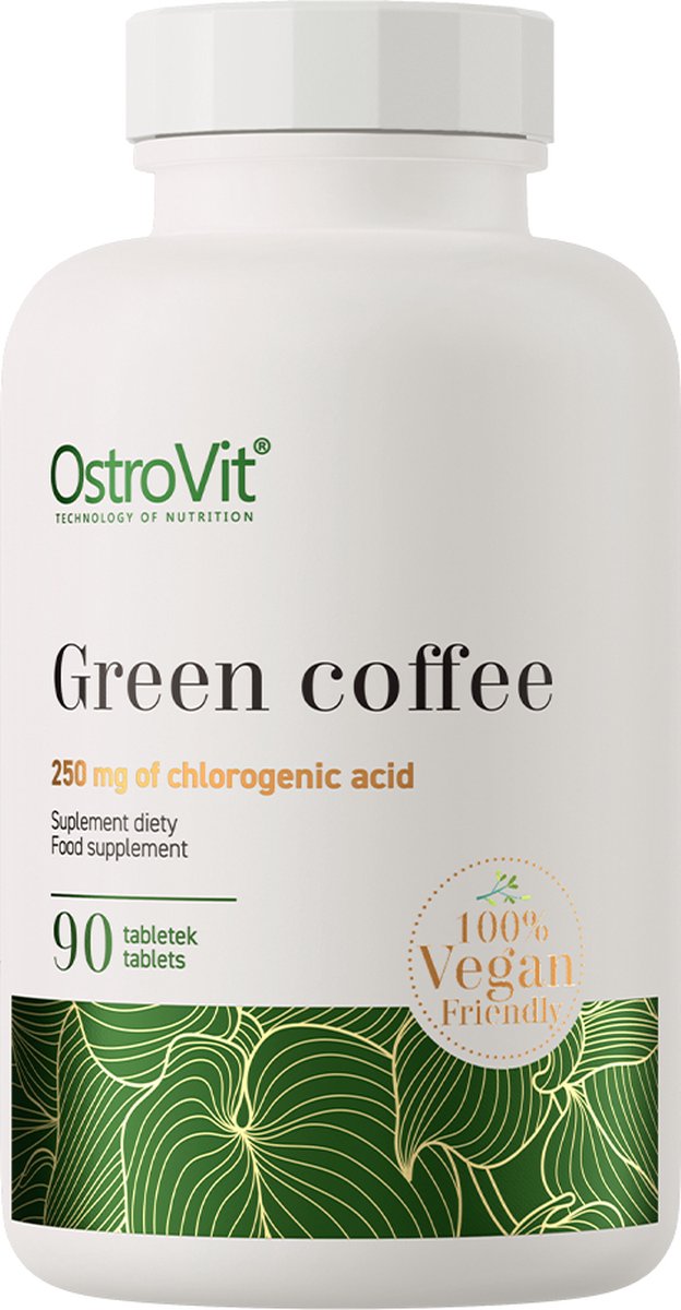 Goedkoopste Pre-Workout - Green Coffee 500mg - 90 Tablets - OstroVit