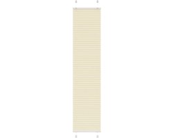 vidaXL - Plissé - rolgordijn - 50x200 - cm - stofbreedte - 49,4 - cm - polyester - crème