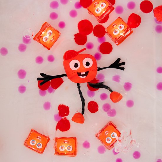 Glo Pals Sammy, Light Up Cubes, Characters, Rood, 1+2 stuks van Glo Pals — afbeelding 4