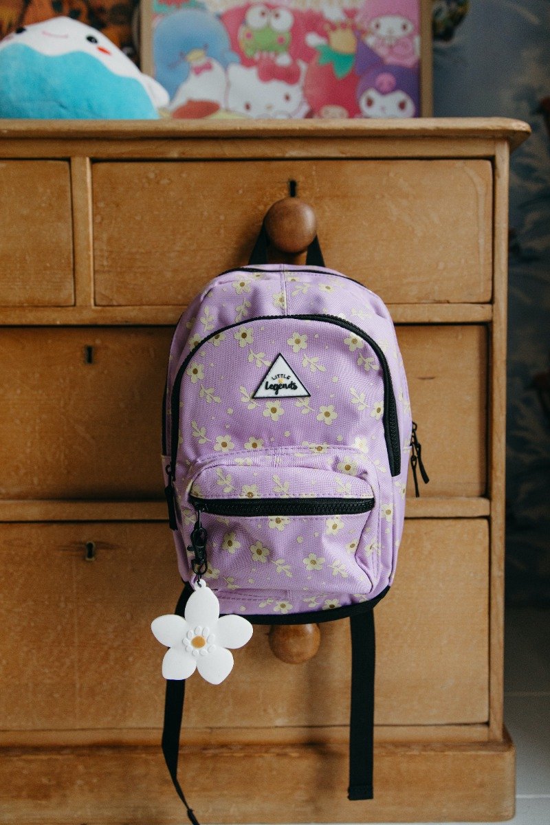 LITTLE LEGENDS BACKPACK S LILA FLOWER – foto 5