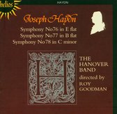 The Hanover Band, Roy Goodman - Haydn: Sinfonien 76,77,78 (CD)