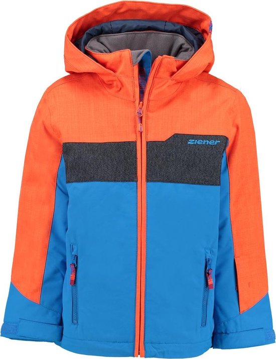 vereist Belofte Gestaag Ziener blauw met oranje jongens ski jas Afuro met 10.000mm waterkolom |  bol.com