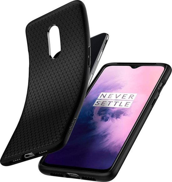 Spigen Liquid Air Case OnePlus 7 Zwart