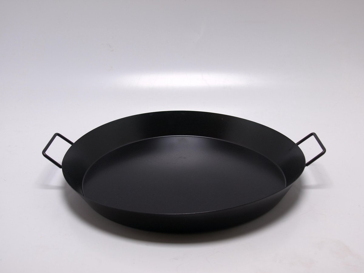 Paellapan ø 60cm - Zwart plaatstaal - Voccelli