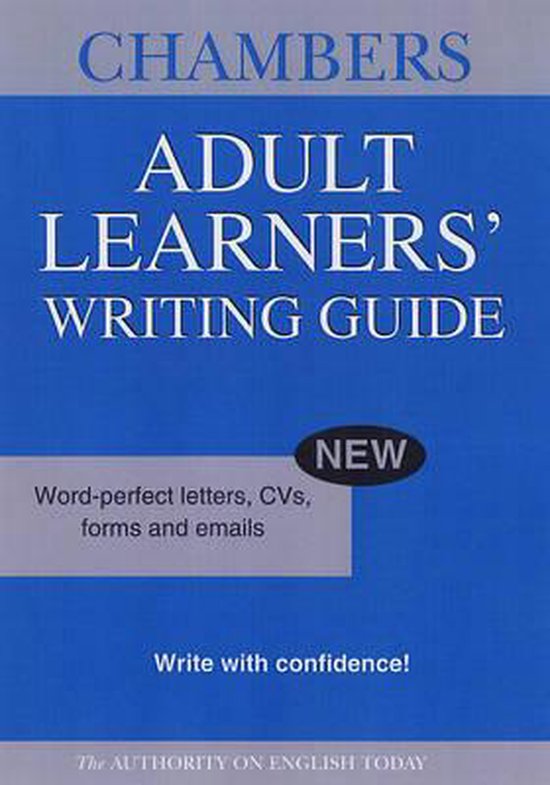 Chambers Adult Learners Writing Guide - cover