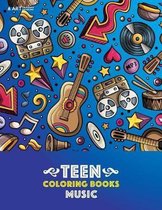 Teen Coloring Books: Music