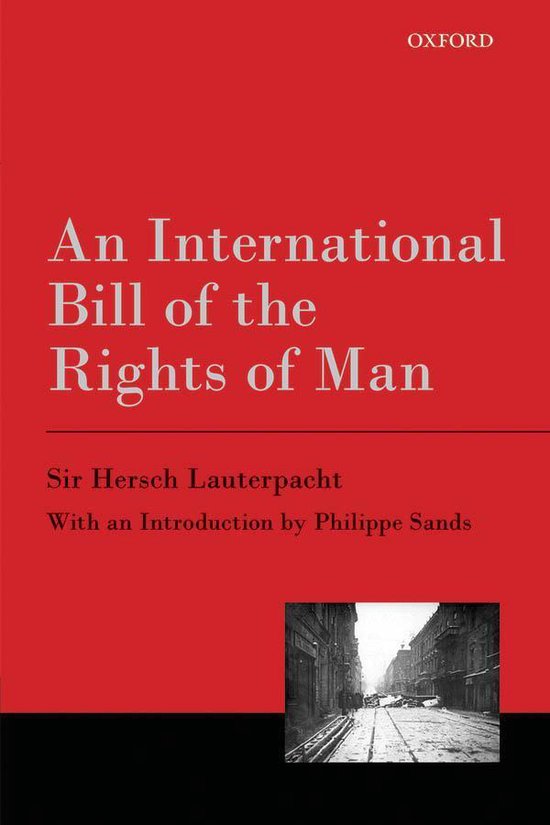 An International Bill of the Rights of Man - cover