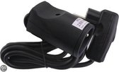 Interrupteur Exin Plug - Avec broche de terre - Câble de 2 mètres - Câble vinyle 3 x 1 mm2 - Noir