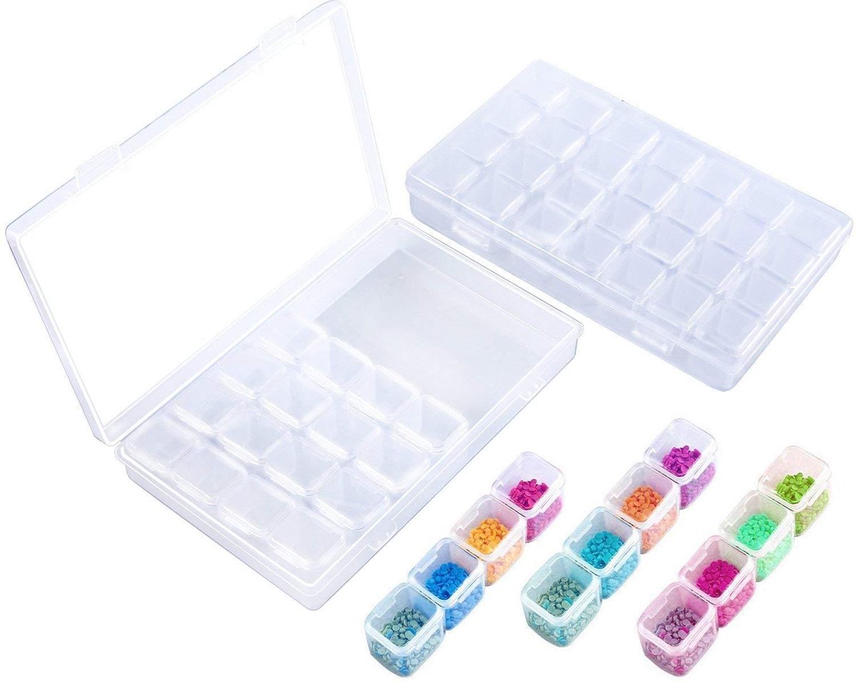 Diamond Painting Opbergbox Met 28 Bakjes
