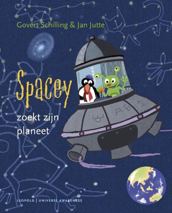 Cover van het boek 'Spacey zoekt zijn planeet' van Govert Schilling