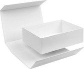 Geschenkdoos Box in the Box 31x22x10cm, WIT  (4 stuks)