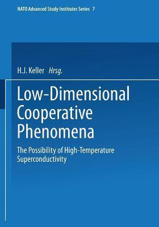 Low-dimensional Cooperative Phenomena - cover