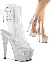 Bottines Pleaser -35 Chaussures- BEJEWELED-1018DM-7 US 5 Wit