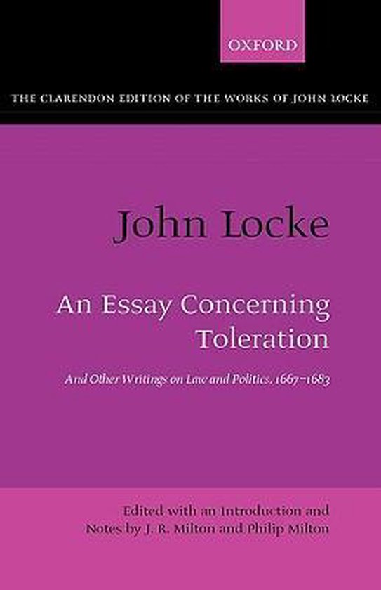 ISBN John Locke: An Essay concerning Toleration ( And Other Writings on Law and Politics 1667-1683 ), Anglais, Livre broché, 472 pages