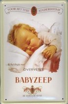Babyzeep reclame De Vergulde Hand reclamebord 30x40 cm