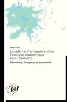 La Culture D Entreprise Dans L Analyse �conomique �volutionniste