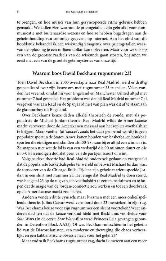 De getalmysteries, een boek over priemgetallen, communicatie met buitenaardse wezens, en het raadsel van David Beckhams rugnummer 23.
